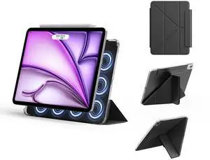 Magnetic Case Compatible with iPad Air 4/5th Generation Case(2020/2022), Replacement for iPad Air 11-Inch M2/M3, Lightweight Four-Corner Protective Folio Origami Cover, Can Landscape and Portrait