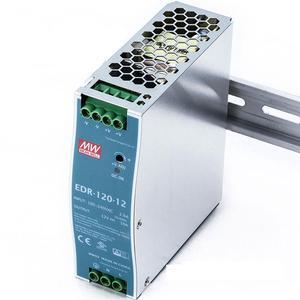 TorqCali EDR-120-12 Industrial DIN Rail Power Supply 12V 10A High Efficiency for Industrial Automation UL/TUV Certified