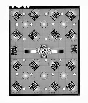 Digitize 4x5 Slides with Focus Checker by Vlads Test Target. Excellent Aid for Focusing DSLR/mirrorless Cameras. Digitize Your Priceless Slides & Negatives w/The Highest Sharpness. 4x5 Sheet.