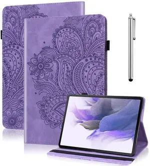 VODEFOX Case for 7" Kindle Paperwhite 12th Gen 2024 and for Kindle Colorsoft Signature Edition 2024,PU Leather Cover with Auto Sleep Wake for Kindle Paperwhite Signature 2024 7 Inch - Purple