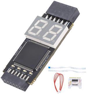 TL631 Motherboard Diagnostic Card TL611 Laptop Analyzer Adapter Card PCI E Laptop Motherboard Analyzer Card LED Indicator for Serial Comm Protocol