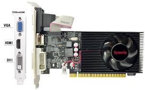 Xynsviu Graphics Card,GPU Support VGA, HDMI, DVI,Dual Monitor Output Video Card for Gaming PC, Low Profile tarjeta grafica (GT210 1G)