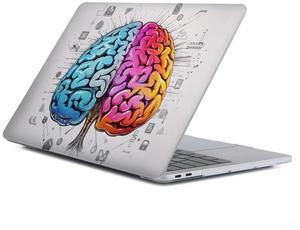 Yicomon Compatible with MacBook Air 13 inch Case 2020 2021 M1 A2337 A2179 A1932, Plastic Hard Shell Case for Mac Air 13 with Touch ID (2018-2021) - Great Brain
