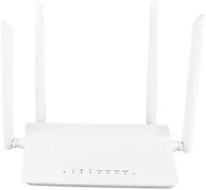 Router,4 Antennas, AC 300Mbps, Business Home AC Router for High Speed Internet, Supports WPA PSK, WPA2 PSK (Quad Antenna Router Through The Wall)