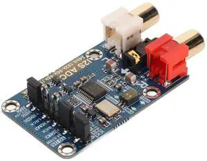 Audio Capture Card Module, I2S ADC Audio I2S Capture Card Module Master Slave Mode Development Board Lossless Digital Audio I2S ADC Decoder