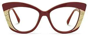 Zeelool Vintage Cat Eye Blue Light Blocking Glasses for Women Amy JGA300178-02 Red