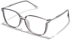 ZanyLen Vintage Cat-Eye Blue Light Glasses for Women, Computer Eyeglasses, Filter Blue Ray/Anti-reflective /UV400 Protection/Reduce Eyestrain/Minimize Headache, Glittery lightweight TR90 Gray Eyewear