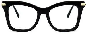 Zeelool Fashion Oversized Square Blue Light Blocking Glasses Anti UV Computer Glasses for Women ZJGX511972-02B Black