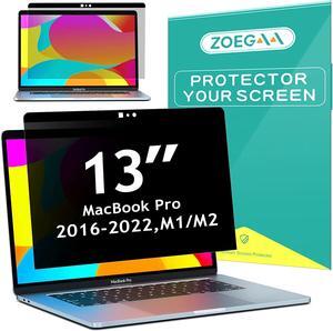 ZOEGAA Privacy Screen Macbook Air 13 Inch(2018-2021, M1)/Macbook Pro 13 In(2016-2022, M1, M2),Magnetic Removable Anti Blue Light Filter Privacy Screen Protector With Camera Cover for Mac 13In Laptop