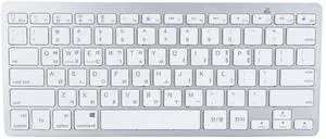 Zopsc Bilingual Bluetooth Keyboard, Computer Keyboards for iOS, for Android, for Wins, Super Slim Keyboard for SmartTV, for OS X Systems, Korean Chinese Thai (Thai)