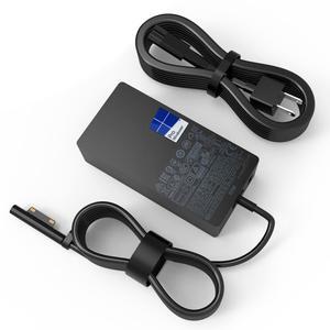 Surface Pro Charger 65W Fit for Original Microsoft Surface Pro 9 8 7+ 7 6 5 4 3 X Surface Laptop 6 5 4 3 2 1 Surface Go 1 2 3 Surface Book 3 2 1 1866 1796 1800 Laptop
