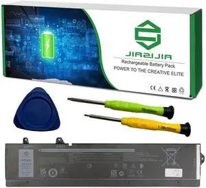JIAZIJIA RCVVT Laptop Battery Replacement for Dell Precision 7670 7680 7770 7780 Series Notebook T6PFX 451-BCYH 0X26RT X26RT 0NWDC0 NWDC0 Black 11.55V 83Wh 6827mAh