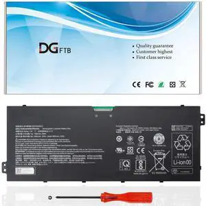 DGFTB AP18F4M Laptop Battery for Acer Chromebook 714 CB714 CB714-1W CB714-1WT Chromebook 715 CB715 CB715-1W CB715-1WT-56GW CB715-1W-39XC 1W-P8VF Series KT.00404.001 2ICP5/54/90-2 7.6V 56Wh/7380mAh