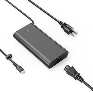 Slim 100W USB-C Type-C Laptop Charger DA100PM220 for Dell Latitude 5340 5440 5540 7340 7440 7640 9440 2-in-1 Precision 3480 3580 3581 5480 5680 Inspiron 14 16 5000 5430 5630 7000 7430 7440 Power Cord