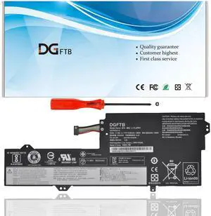 DGTEC L17L3P61 Laptop Battery for Lenovo IdeaPad 320S-13IKB Yoga 330-11IGM 720-12IKB Flex 6-11IGM Series L17C3P61 L17M3P61 5B10N87357 5B10N87358 5B10N87359 11.58V 36Wh/3108mAh