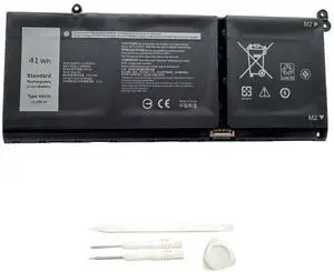 Yafda G91J0 New Laptop Battery Replacement for Dell Inspiron 3510 3511 3515 5310 5410 5418 5510 5515 5518 5625 5630 5635 Latitude 3320 3330 3420 3520 Vostro 3515 3525 5620 5625 V6W33 TN70C G91JO