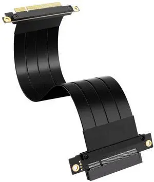 SinLoon PCIe 3.0 X8 Extension Cable PCI-E 8X Male to Female Riser Cable 25CM (90 Degree Male)