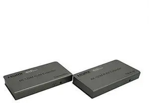 XOLORspace HT006 4k HDMI KVM Extender up to 393ft by CAT6 Cable with Loop Out and IR Return Signal