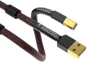 Tertullus HiFi USB 2.0 Cable A to B Digital Audio Audiophile Cable (1m/3.28ft) Tertullus HiFi USB 2.0 Cable A to B Digital Audio Audiophile Cable (1m/3.28ft)