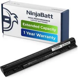 NinjaBatt Battery Replacement for Lenovo L12L4A02 G50 G50-45 L12S4A02 L12M4A02 L12M4E01 Z50 L12L4E01 Z70 L12S4E01 Z50-70 Z70-80 G50-70 G505S G500S Z50-75 G400S High Performance [4 Cells/2200mAh/41Wh]