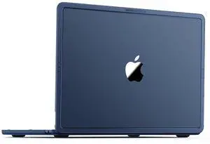 Compatible with MacBook Air 13 inch Case M4 M3 M2 2025-2022, Release Model A3240 A3113 A2681, [100% Match Official Color] Protective Hard Shell Laptop Cover for MacBook Air 13.6 inch  Midnight Clear