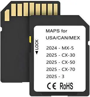 2025 Latest Navigation Memory Card Compatible with 2024-MX-5, 2025-CX-30, 2025-CX-50, 2025-CX-70, 2025-3 (Ceypec-04) 2025 Latest Navigation Memory Card Compatible with 2024-MX-5, 2025-CX-30, 2025-CX-50, 2025-CX-70, 2025-3 (Ceypec-04)
