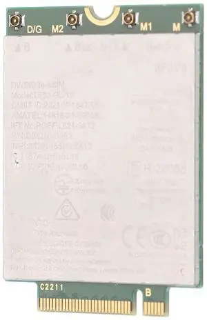 4G LTE Module Network Card, L860 GL 16 DW5823E ESIM NGFF M.2 with 1Gbps Internet Speed for Latitude 3440 3540 7440, 4G LTE Network Card for Precision 3480 3581, Multiple Bands
