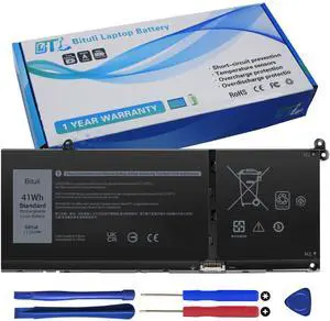 Bituli G91J0 Laptop Battery Replacement for Dell Latitude 3320 3330 3420 3520 Inspiron 3510 3511 3515 3521 3525 3530 3535 5320 5310 5330 5410 5435 5415 5418 5515 5430 5435 7415 7420 2-in-1 41Wh