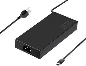 New 200W Adapter fit for Asus ROG Zephyrus/TUF G16 G14 A16 A14 (2024 2025) GA605 GU605 GA605WV GA605WI GA403 FA401U FA401 FA401W Asus ProArt PX13 P16 hn7306 H7606 ADP-200JB K Gaming Laptop Charger