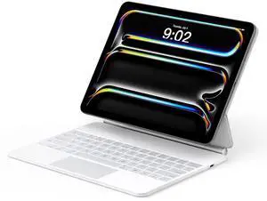 runelk Keyboard Case for iPad Pro 13-inch (M4 2024 / M5 2025), Magic-Style Magnetic Keyboard Case with Multi-Touch Trackpad, Floating Cantilever Stand Compatible with iPad Pro 13