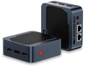 origimagic Dual 1G LAN Mini PC Intel N150 3.6GHz, 12GB LPDDR5 512GB NVMe SSD, 4K Triple Displays (HDMI x2, DP), Wi-Fi 5, BT 5.0, Micro PC for Firewall, NAS, Home Server, Desktop Computers, Office