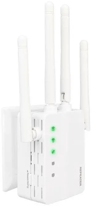 FYNBOON WiFi Extender Signal Booster, 2.4G/5.8G Dual Band WiFi Repeater Covers Up to 10k Sq.ft & 50 Devices, Wireless WiFi Range Extender with Ethernet Port Boost Internet Signal for Home (WD-R1206U)