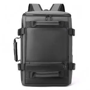 RichMoro Carry On Backpack Travel Backpack for Men & Women, Durable Convertible Duffle Bag Fit for 16 Inch Laptop for Fitness, Travel (Gray)