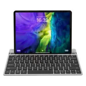 AUSDOM Wireless Bluetooth Tablet Keyboard with Stand for iPad 11-inch/iPad Air/iPad mini, Rechargeable Multi-Device Portable Keyboard for Galaxy Tab A8/A7/S6/S5 and Fire HD