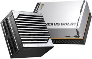 GOLDEN FIELD Nexus Gold 1050W Full Modular Power Supply, 80Plus Gold with ATX3.1 & PCIe 5.1 Certified, 105°C-Rated Japanese Capacitors, Native 12V-2x6, LLC+DC-DC+Active PFC, 5-Year Warranty