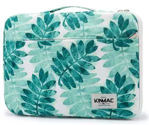 Kinmac 360° Heavy Duty Protective Laptop Computer Sleeve case Bag Cover with Handle for MacBook Pro 14 inch,14 inch-14.4 inch HP Lenovo Dell ASUS Acer Laptop (Olive Leaf)