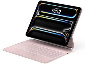 runelk Keyboard Case for iPad Pro 13-inch (M4 2024 / M5 2025), Magic-Style Magnetic Keyboard Case with Multi-Touch Trackpad, Floating Cantilever Stand Compatible with iPad Pro 13