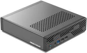 MINISFORUM MS-01 Mini PC Barebone with Intel Core i9-13900H,vPro Enterprise Support,2x10Gbps SFP+LAN/2x2.5G RJ45/2xUSB4/HDMI/16xPCIe 4.0/M.2 NVMe SSD/U.2 NVMe SSD,Mini Computer(No OS/RAM/SSD)