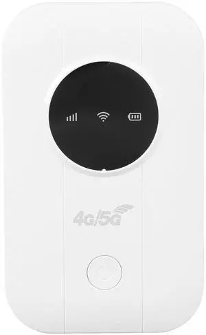 4G/5G Portable Router with SIM Card Slot, 300Mbps High Spee Mobile Hotspot Connect Up to 10 Devices for Traveling Business Trips, B1/3/5/7/8/20/40/41