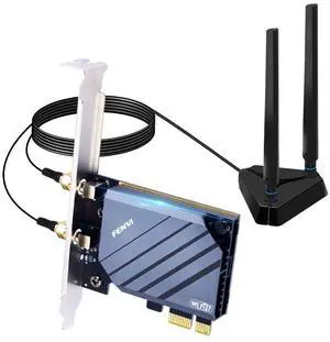FENVI WiFi 7 PCIe Card, BE8800 Tri-Band Wireless Adapter with QCNCM865 Chip, 8800Mbps for Gaming & Streaming, BT 5.3, Windows 11 Only, Compatible with AMD/Intel Motherboards