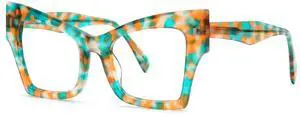 Zeelool Stylish Butterfly Blue Light Blocking Glasses for Women ZJGX654633-02 Orange
