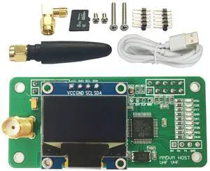 MMDVM Hotspot Board DMR DSTAR YSF P25 NXDN Digital Voice Modem with Two-Color OLED, Compatible with Raspberry Pi Zero W 2W, Pi 1B+ 2B 3B 3B+ 4B, Preloaded 4.2 Pi-Star Software