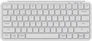 Keychron B1 Pro Ultra-Slim Wireless ZMK Custom Keyboard, Programmable Bluetooth/2.4 G/Wired Lightweight with 1200-Hour Long Battery Life Quiet Key for Mac/Windows - Ivory White