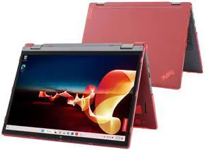 mCover Case Compatible ONLY for 2023-2024 13.3" Lenovo ThinkPad L13 / L13 Yoga Gen 3 / Gen 4 Windows Notebook Computers (NOT Fitting Any Other Lenovo Models) - Red