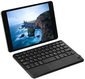 EBTOOLS Ultra Slim Bluetooth Keyboard, Mini Portable Bluetooth3.0 Keyboard with Touchpad, Compatible with Android/Windows System, for PC/Tablet/Computer/Smart Phone