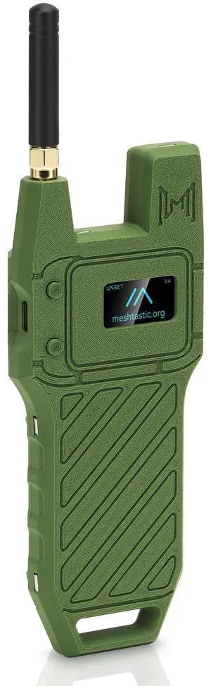 1Pcs ESP32 LoRa V4 Development Board +GPS Version +3000mAh Battery + Case Carrying ESP32-S3R2 SX1262 With 915 MHz Antenna WiFi Bluetooth 0.96 OLED LoRa V4 Devices for Ar duino LoRawan IOT (N39,Green)