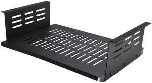 Patioer Under Desk Computer Mount or Small Form Factor Computers SFF and PCs, Fit for PlayStation 4 PS4 Slim PS4 Pro Gaming Under Desk (16.9" W x 4.2" H x 12" D)