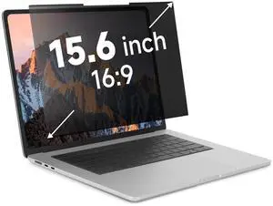 IRUYO FL Nano-Suction Laptop Privacy Screen 15.6 Inch 16:9, Removable Screen Privacy Shield for Laptop, Anti Glare, Anti Bule Light, Screen Protector for Lenovo HP Dell Acer Asus Thinkpad