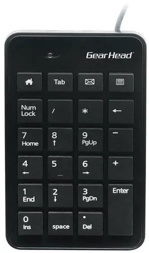 Gear Head KP2300U 23-Key Numeric Keypad