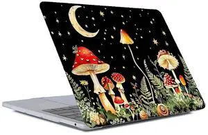 Compatible With MacBook Air 13.3 Inch Case 2018 2019 2020 Release A1932 A2179 A2337,Mushroom Funny Colorful Hard Plastic Shell Shell Case